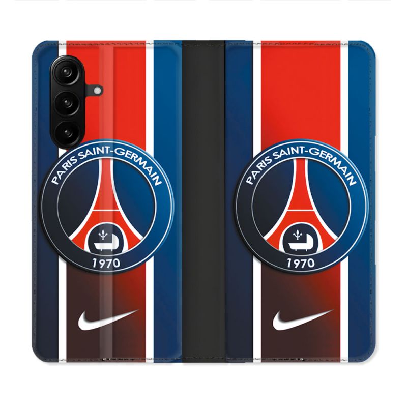 Housse Cuir Portefeuille Pour Samsung Galaxy A37 5G Foot PSG 1970