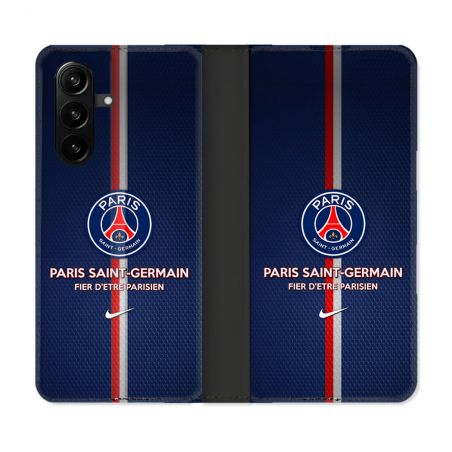 Housse Cuir Portefeuille Pour Samsung Galaxy A37 5G Foot PSG Fier