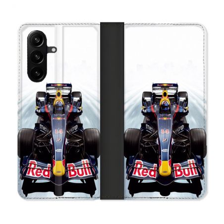 Housse Cuir Portefeuille Pour Samsung Galaxy A37 5G Formule 1 F1 Red Bull