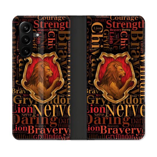 Housse Cuir Portefeuille Pour Samsung Galaxy A37 5G Harry Potter Griffondor