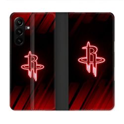 Housse Cuir Portefeuille Pour Samsung Galaxy A27 5G Basket Houston Rockets