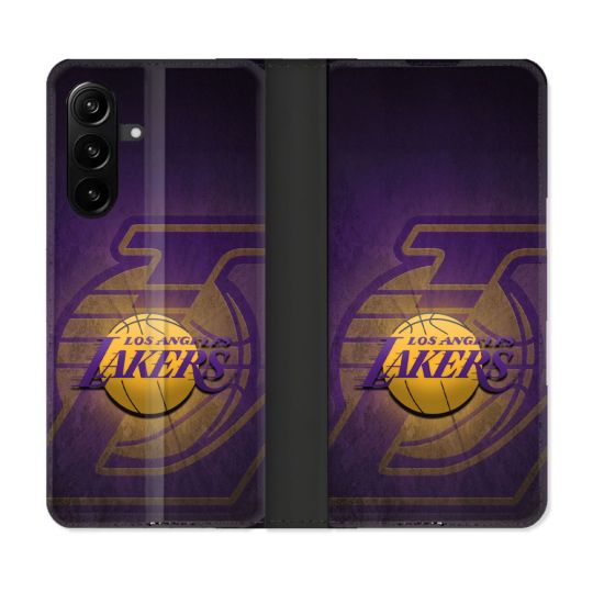 Housse Cuir Portefeuille Pour Samsung Galaxy A27 5G Basket Los Angeles Lakers