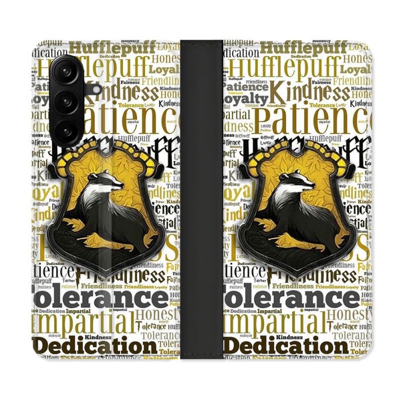 Housse Cuir Portefeuille Pour Samsung Galaxy A37 5G Harry Potter Poursouffle