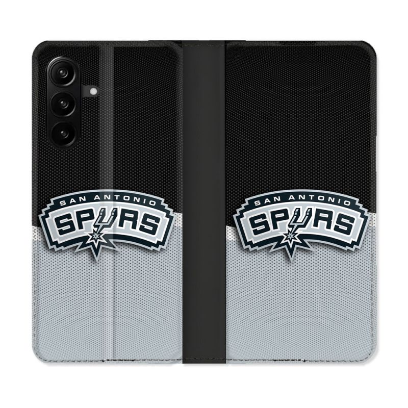 Housse Cuir Portefeuille Pour Samsung Galaxy A27 5G Basket San Antonio Spurs