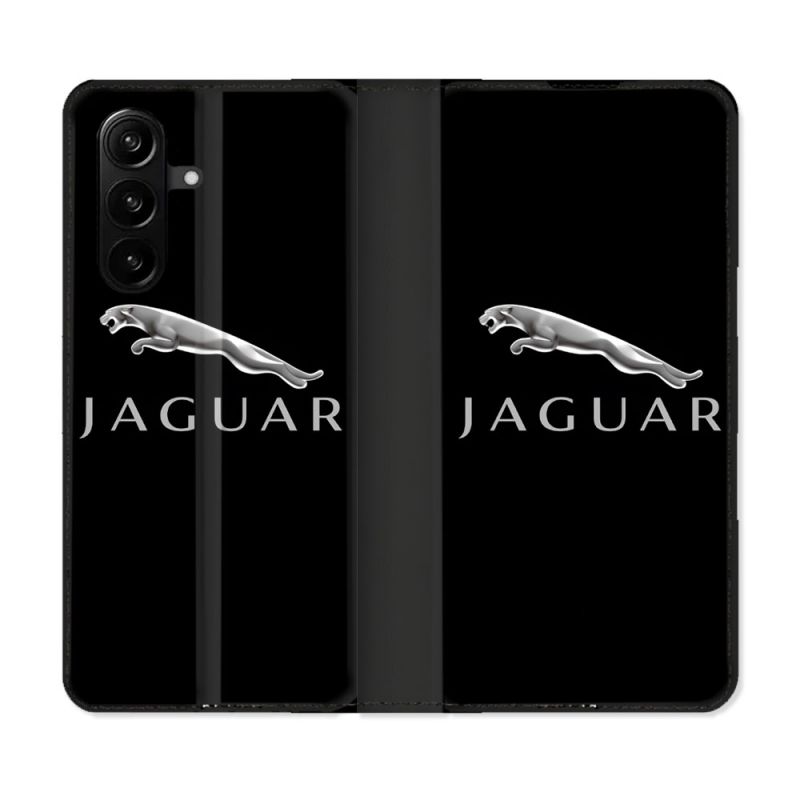 Housse Cuir Portefeuille Pour Samsung Galaxy A37 5G Jaguar