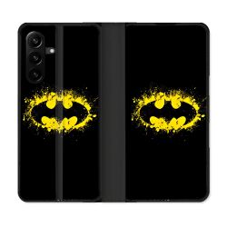 Housse Cuir Portefeuille Pour Samsung Galaxy A27 5G Batman Logo