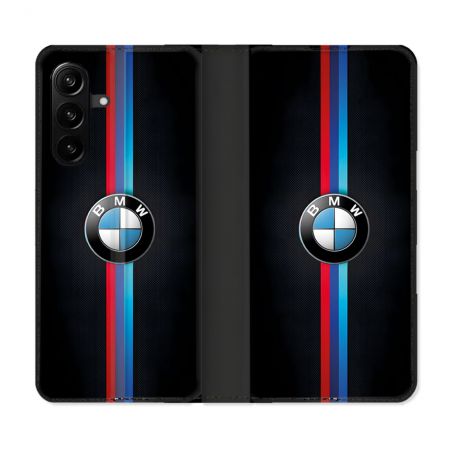 Housse Cuir Portefeuille Pour Samsung Galaxy A27 5G BMW Logo