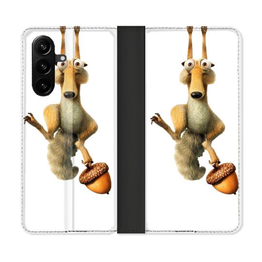 Housse Cuir Portefeuille Pour Samsung Galaxy A37 5G L'âge de Glace Scratch Suspendu