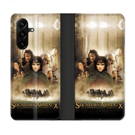 Housse Cuir Portefeuille Pour Samsung Galaxy A37 5G Le seigneur Des Anneaux Affiche