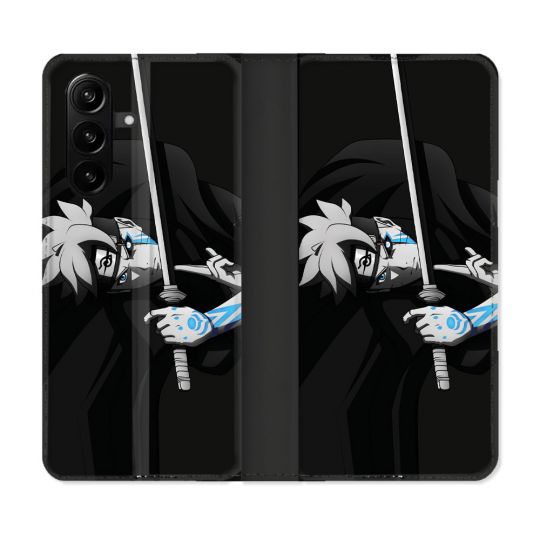 Housse Cuir Portefeuille Pour Samsung Galaxy A37 5G Manga Boruto Epée