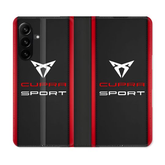 Housse Cuir Portefeuille Pour Samsung Galaxy A27 5G Cupra