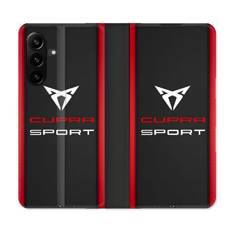 Housse Cuir Portefeuille Pour Samsung Galaxy A27 5G Cupra