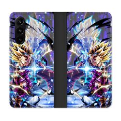 Housse Cuir Portefeuille Pour Samsung Galaxy A37 5G Manga Dragon Ball Sangohan Duo
