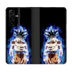 Housse Cuir Portefeuille Pour Samsung Galaxy A37 5G Manga Dragon Ball Sangoku Noir