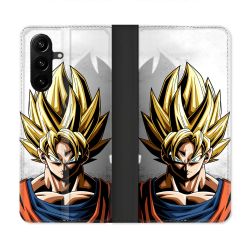 Housse Cuir Portefeuille Pour Samsung Galaxy A37 5G Manga Dragon Ball Sangoku Portrait