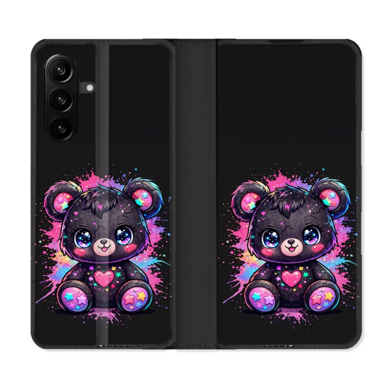 Housse Cuir Portefeuille Pour Samsung Galaxy A27 5G Fantastique Kawaii Mignon
