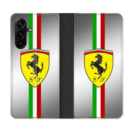 Housse Cuir Portefeuille Pour Samsung Galaxy A27 5G Ferrari Ligne