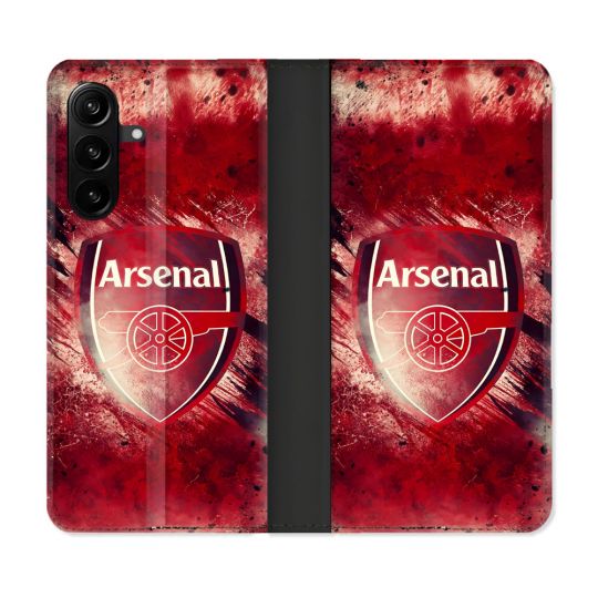 Housse Cuir Portefeuille Pour Samsung Galaxy A27 5G Foot Arsenal