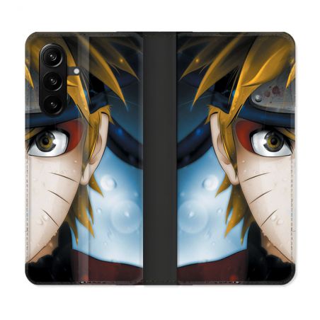 Housse Cuir Portefeuille Pour Samsung Galaxy A37 5G Manga Naruto Blanc