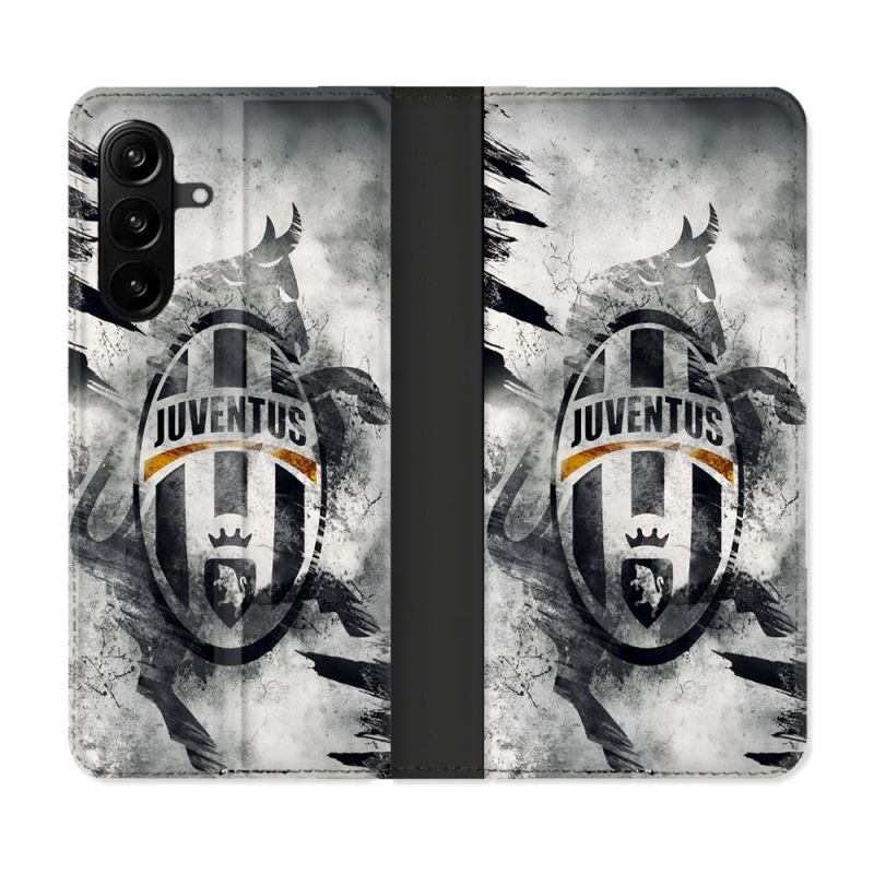 Housse Cuir Portefeuille Pour Samsung Galaxy A27 5G Foot Juventus Turin