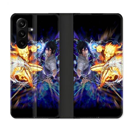 Housse Cuir Portefeuille Pour Samsung Galaxy A37 5G Manga Naruto VS