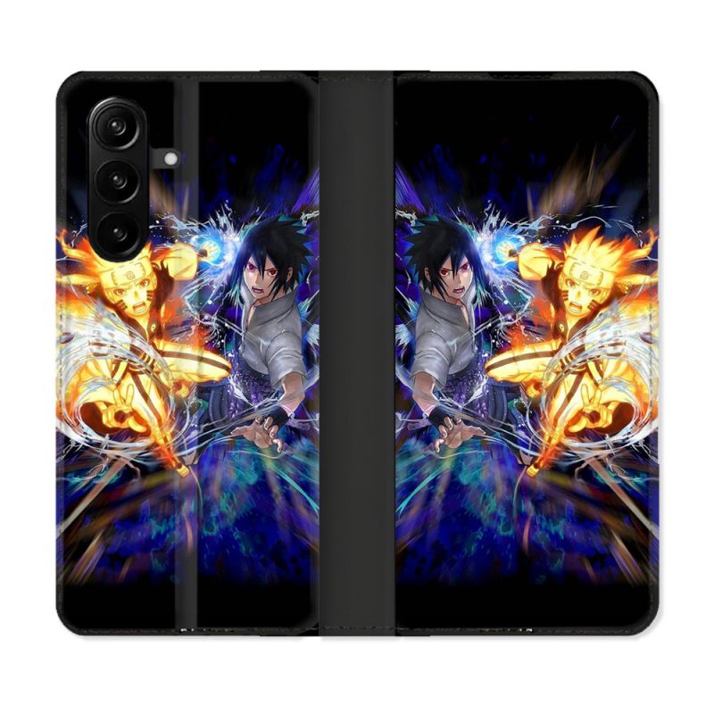 Housse Cuir Portefeuille Pour Samsung Galaxy A37 5G Manga Naruto VS
