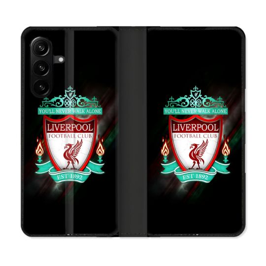 Housse Cuir Portefeuille Pour Samsung Galaxy A27 5G Foot Liverpool