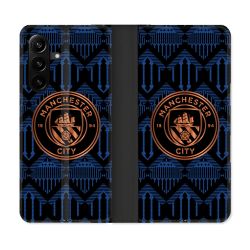 Housse Cuir Portefeuille Pour Samsung Galaxy A27 5G Foot Manchester City