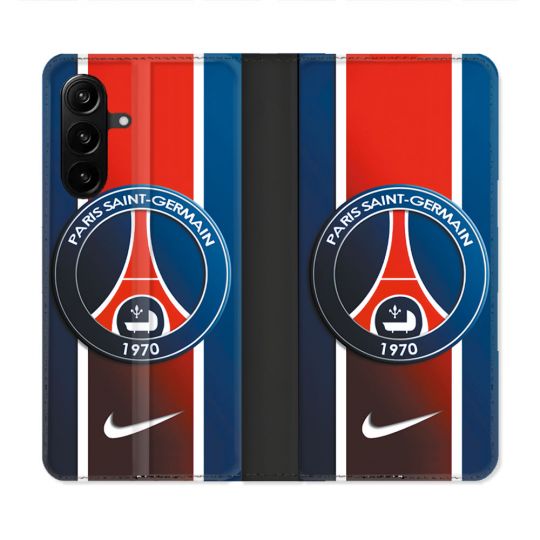 Housse Cuir Portefeuille Pour Samsung Galaxy A27 5G Foot PSG 1970