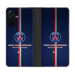 Housse Cuir Portefeuille Pour Samsung Galaxy A27 5G Foot PSG Fier