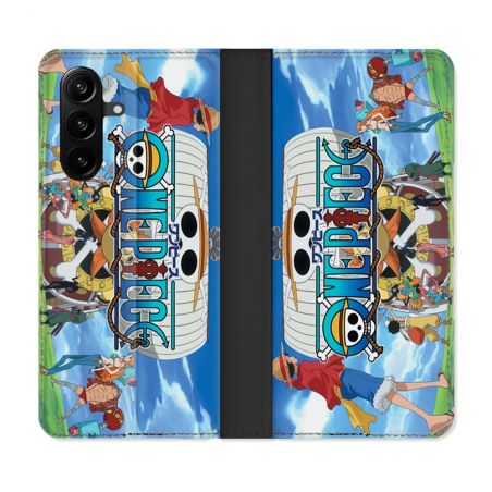 Housse Cuir Portefeuille Pour Samsung Galaxy A37 5G Manga One Piece Sunny