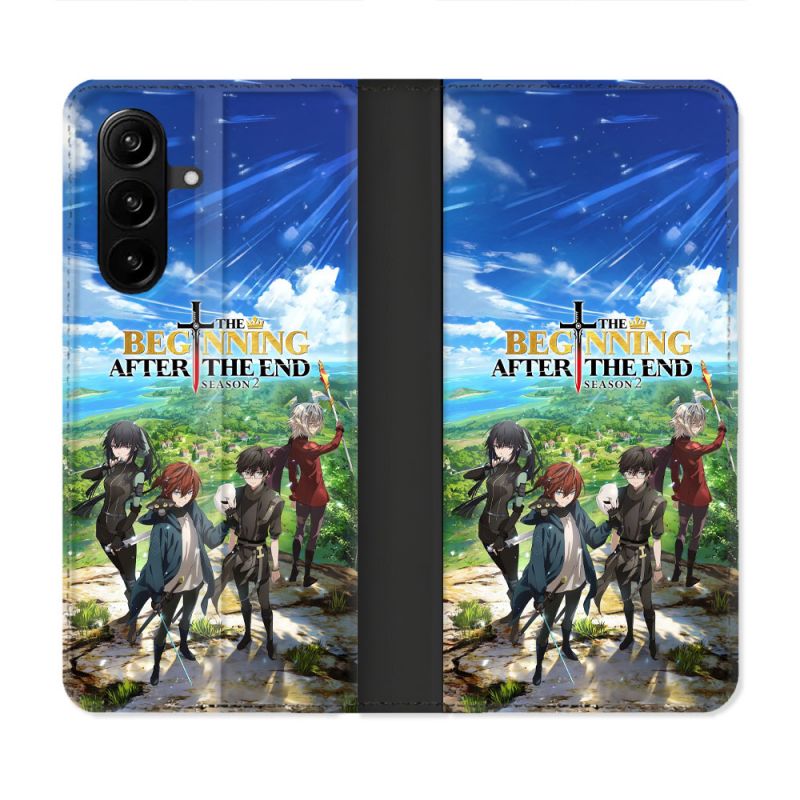 Housse Cuir Portefeuille Pour Samsung Galaxy A37 5G Manga The Beginning After The End Affiche