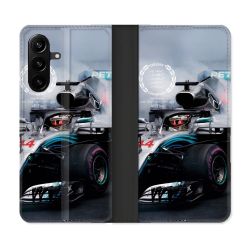 Housse Cuir Portefeuille Pour Samsung Galaxy A27 5G Formule 1 F1 Mercedes Petronas