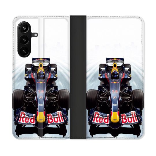 Housse Cuir Portefeuille Pour Samsung Galaxy A27 5G Formule 1 F1 Red Bull