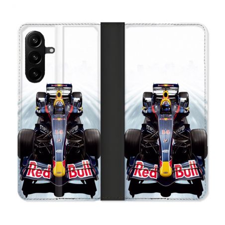 Housse Cuir Portefeuille Pour Samsung Galaxy A27 5G Formule 1 F1 Red Bull
