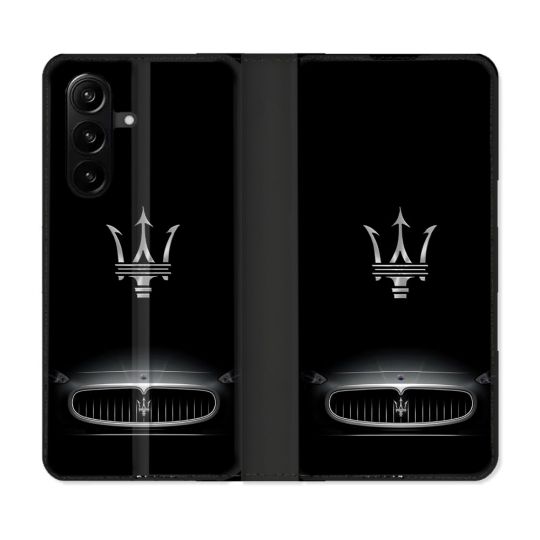 Housse Cuir Portefeuille Pour Samsung Galaxy A37 5G Maserati