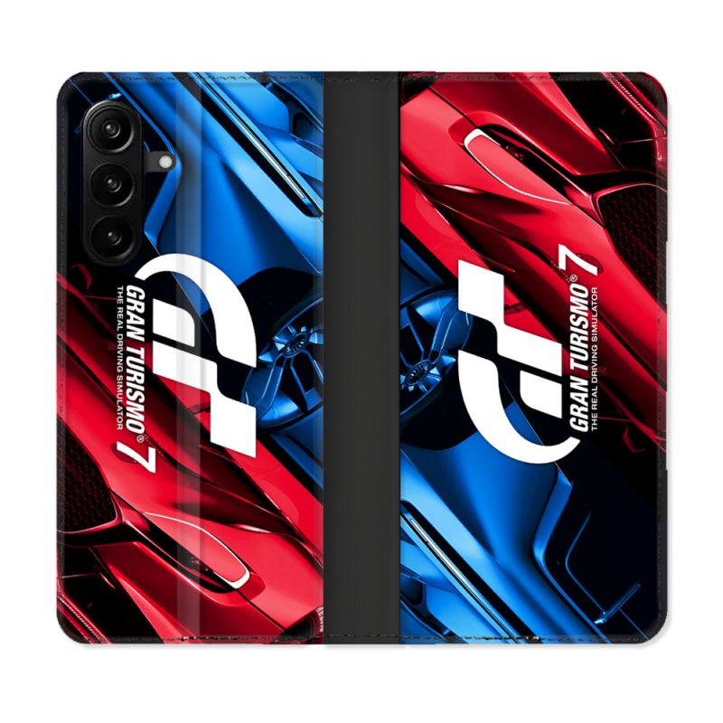 Housse Cuir Portefeuille Pour Samsung Galaxy A27 5G Gran Turismo