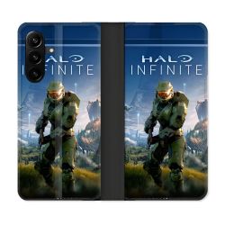 Housse Cuir Portefeuille Pour Samsung Galaxy A27 5G Halo