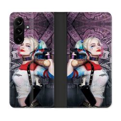 Housse Cuir Portefeuille Pour Samsung Galaxy A27 5G Harley Quinn Batte