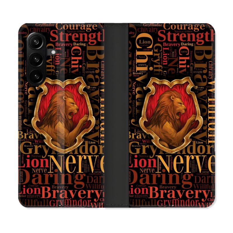 Housse Cuir Portefeuille Pour Samsung Galaxy A27 5G Harry Potter Griffondor