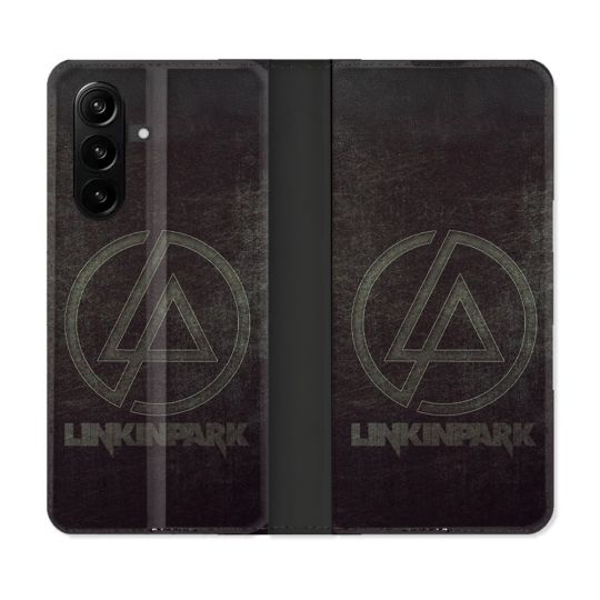 Housse Cuir Portefeuille Pour Samsung Galaxy A37 5G Musique Rock Linkin Park