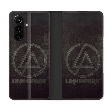 Housse Cuir Portefeuille Pour Samsung Galaxy A37 5G Musique Rock Linkin Park