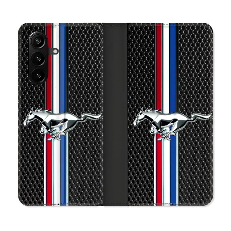 Housse Cuir Portefeuille Pour Samsung Galaxy A37 5G Mustang