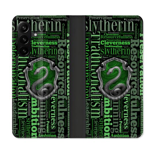 Housse Cuir Portefeuille Pour Samsung Galaxy A27 5G Harry Potter Serpentar