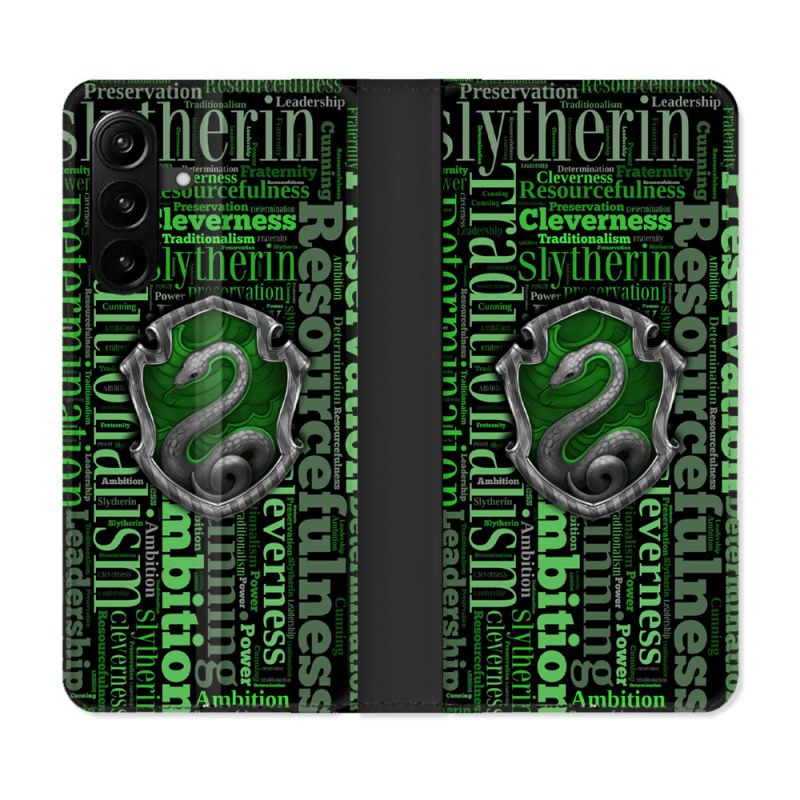 Housse Cuir Portefeuille Pour Samsung Galaxy A27 5G Harry Potter Serpentar