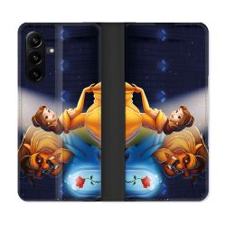 Housse Cuir Portefeuille Pour Samsung Galaxy A27 5G La Belle et La Bête
