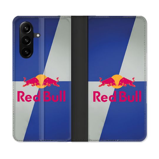 Housse Cuir Portefeuille Pour Samsung Galaxy A37 5G Red Bull Classique
