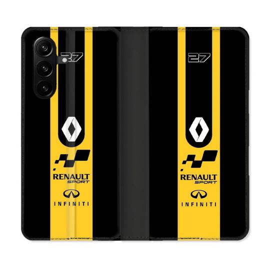 Housse Cuir Portefeuille Pour Samsung Galaxy A37 5G Renault