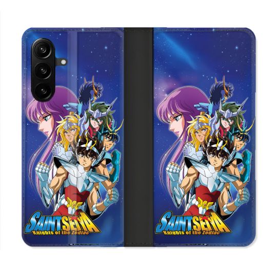 Housse Cuir Portefeuille Pour Samsung Galaxy A27 5G Les Chevaliers Du Zodiaque