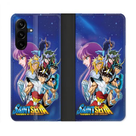 Housse Cuir Portefeuille Pour Samsung Galaxy A27 5G Les Chevaliers Du Zodiaque